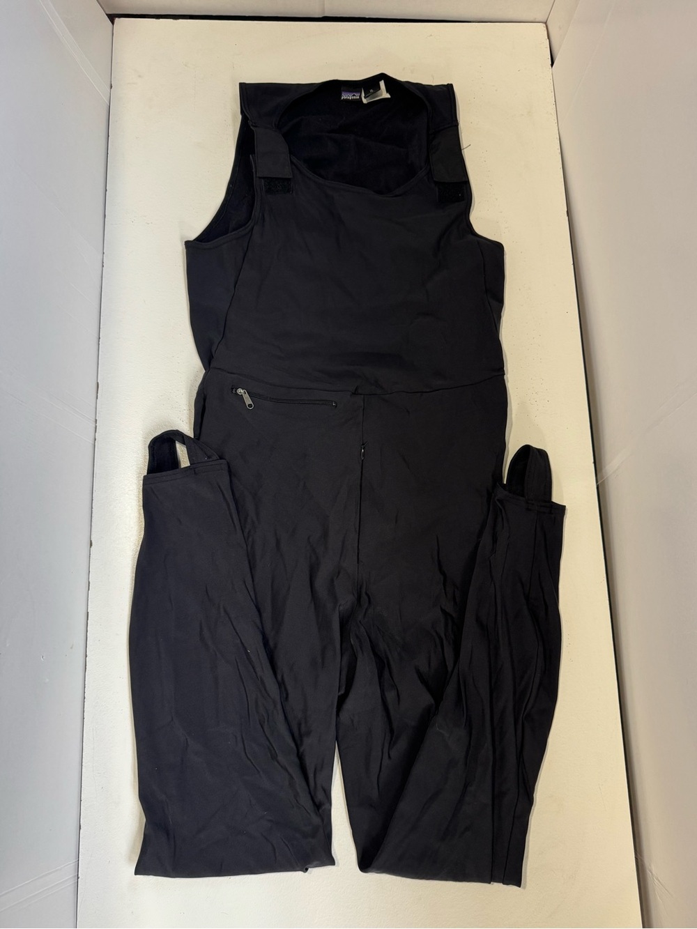 Patagonia Womens Ski Bib Pant Base Layer Jumpsuit VTG USA Sz XL